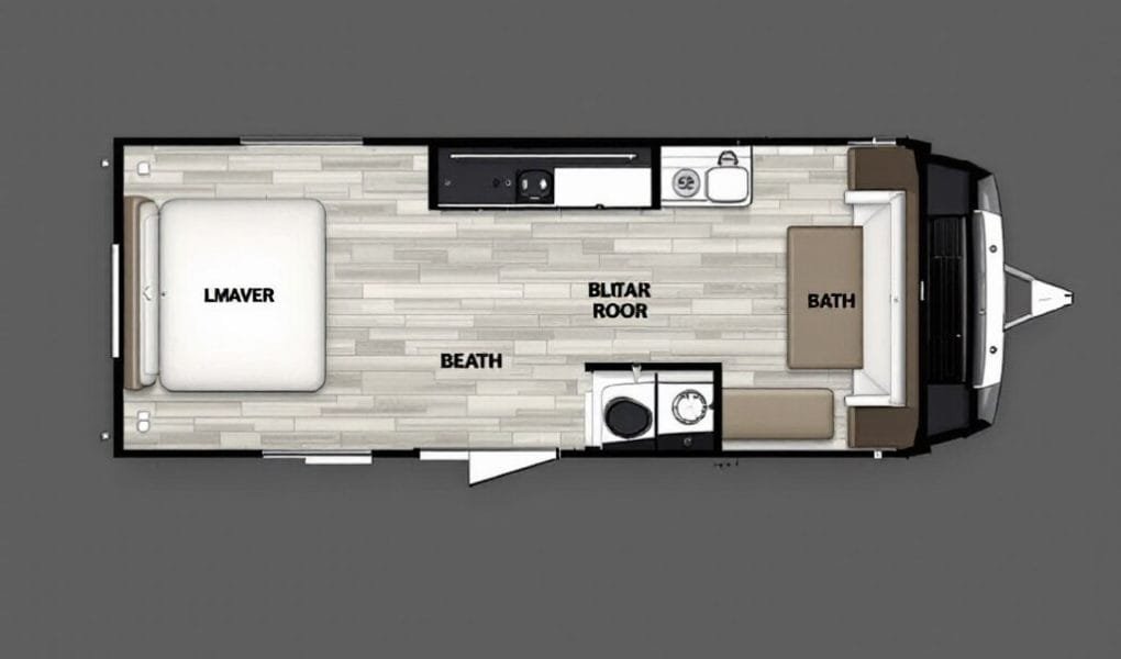 2025 toy haulers 4514 bath floor plan tour