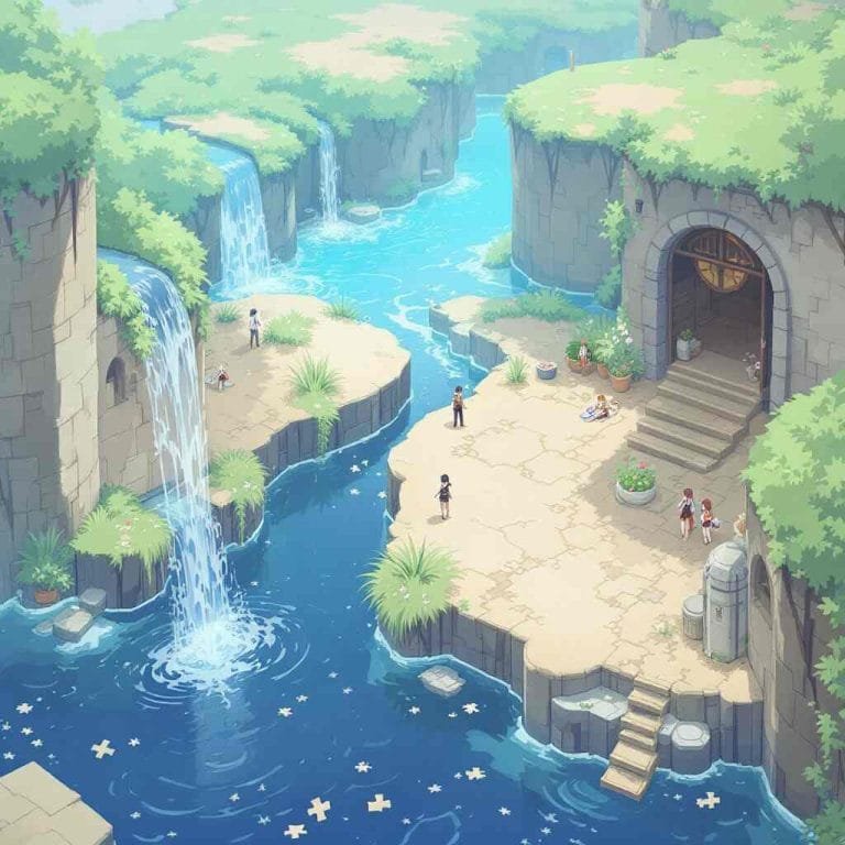 sand of three canals wind current invisible floor puzzle genshin