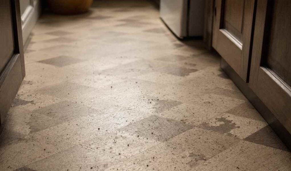 marmoleum click flooring smells like rotten eggs after cleaning