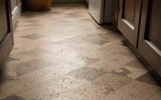 marmoleum click flooring smells like rotten eggs after cleaning
