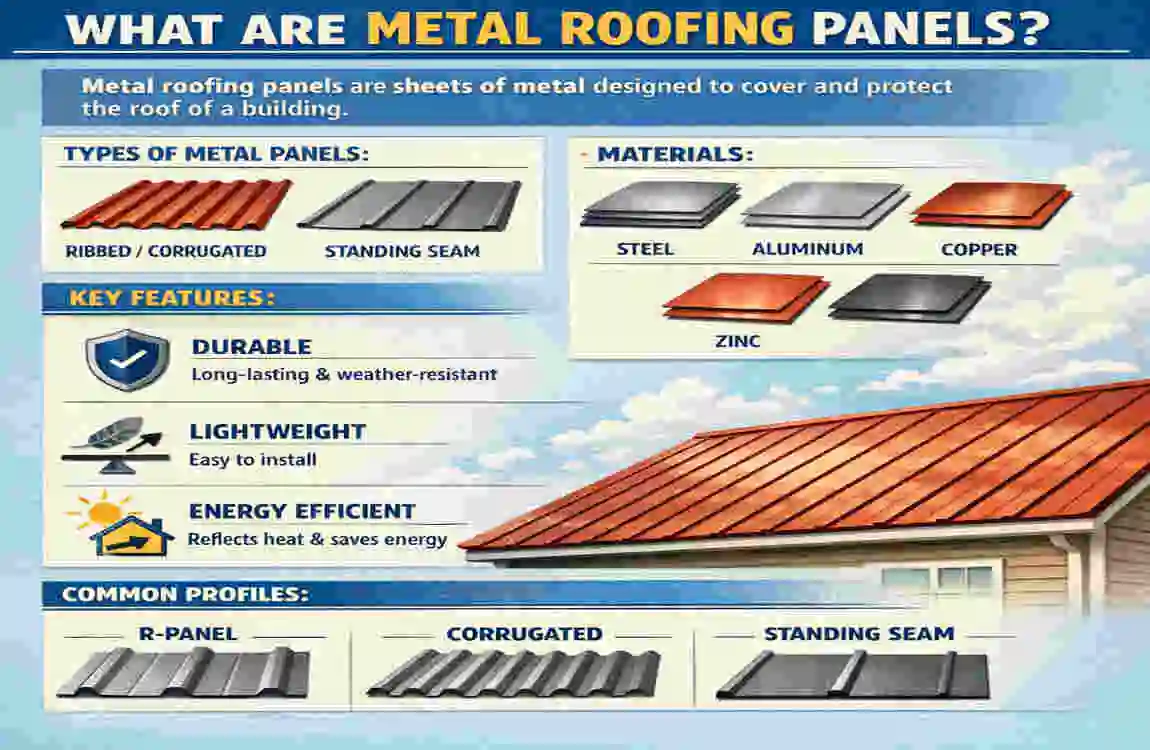 Widths of Metal Roofing Panels for Your House