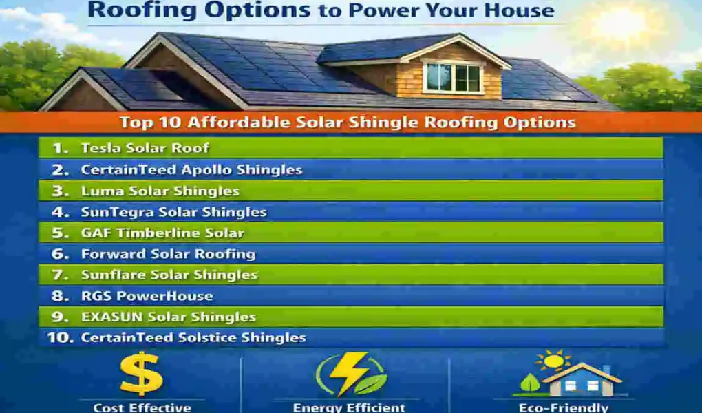 Affordable Solar Shingle Roofing