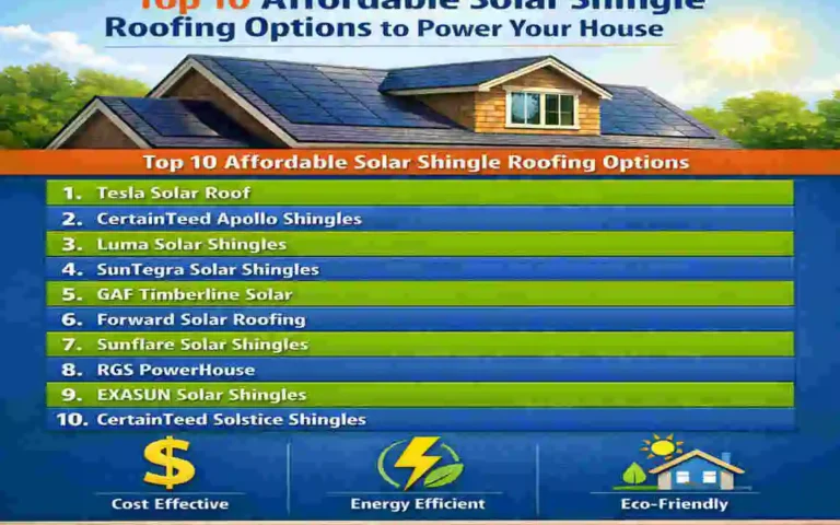 Affordable Solar Shingle Roofing
