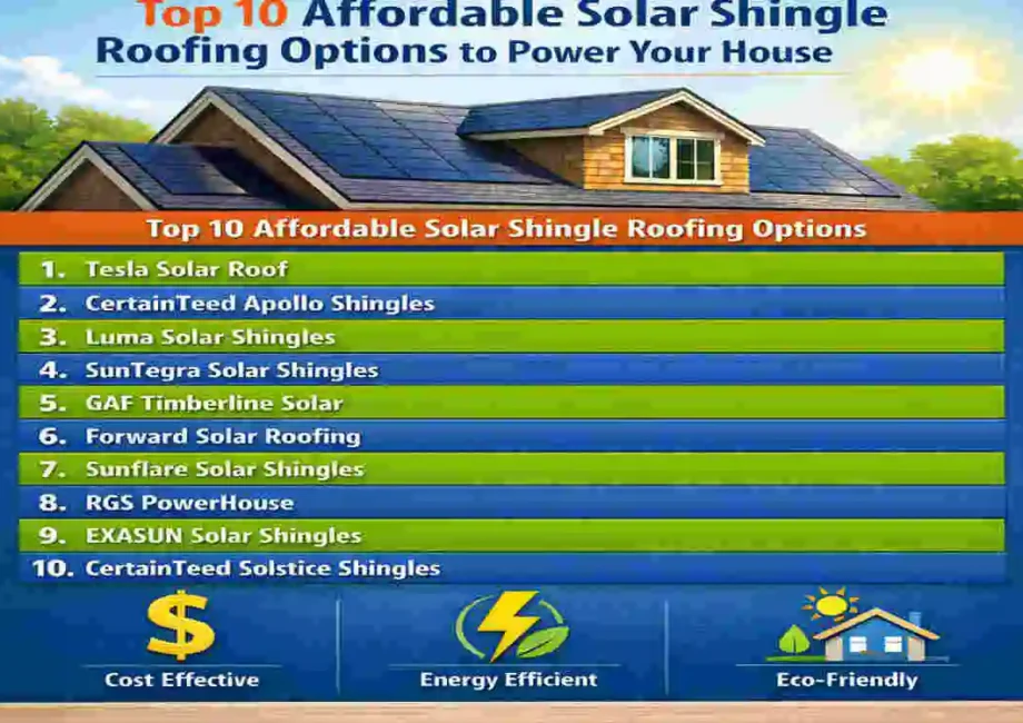 Affordable Solar Shingle Roofing