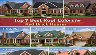 Best Roof Colors for Red Brick Houses