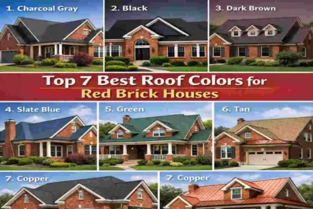 Best Roof Colors for Red Brick Houses
