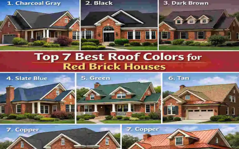 Best Roof Colors for Red Brick Houses