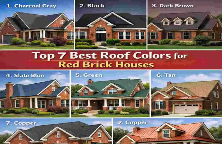 Best Roof Colors for Red Brick Houses