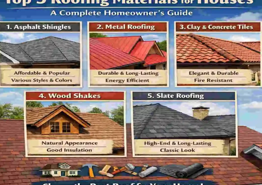 What Are the Top 5 Roofing