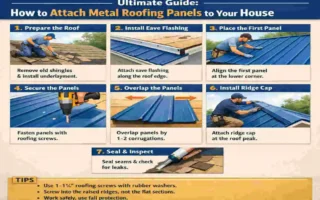 How to Attach Metal Roofing Panels