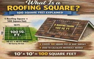 what is a roofing square 100 square feet definition