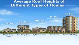 average roof height
