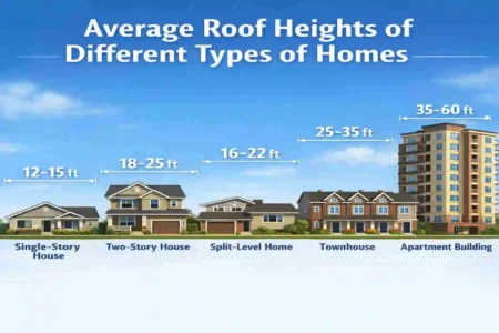 average roof height