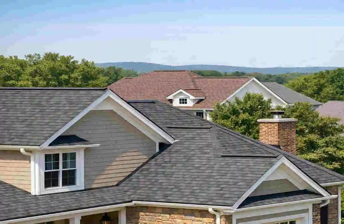 background roof at home