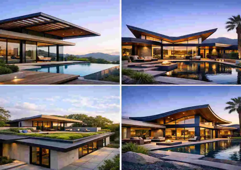 background roof at home