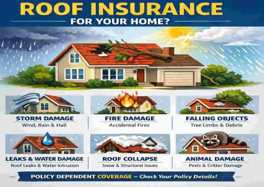 what is covered by roof insurance