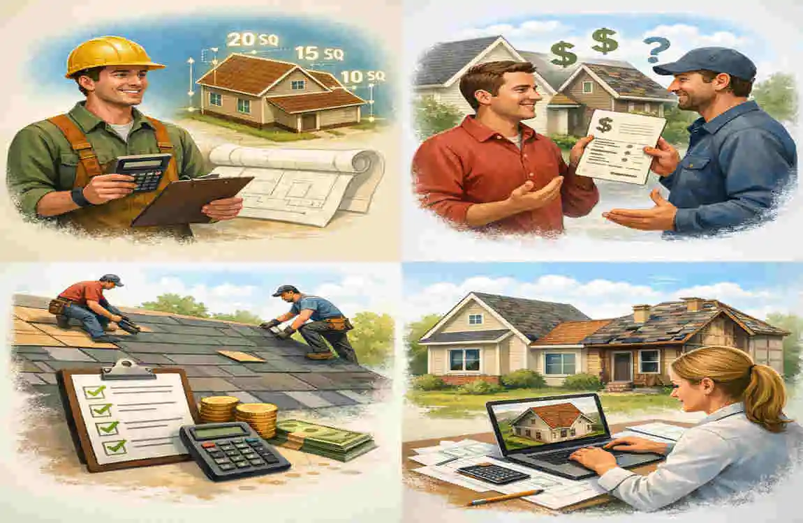 what is a roofing square 100 square feet definition