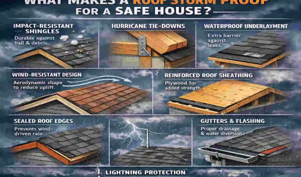 what makes a roof storm proof
