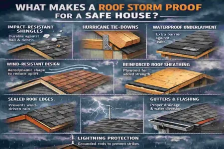 what makes a roof storm proof