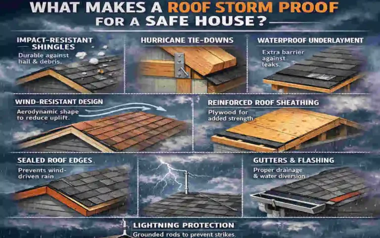 what makes a roof storm proof