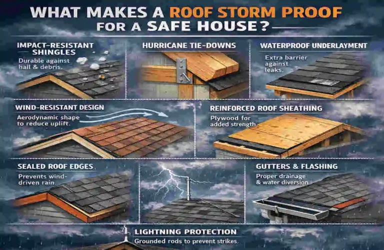 what makes a roof storm proof