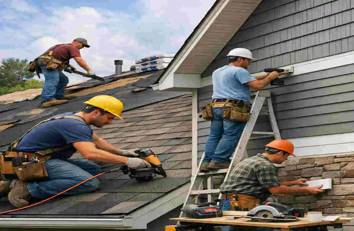 What Do Roofing/Siding Contractors Do?