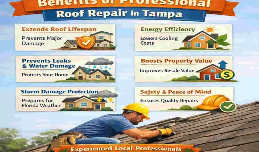 benefits of professional roof repair in tampa