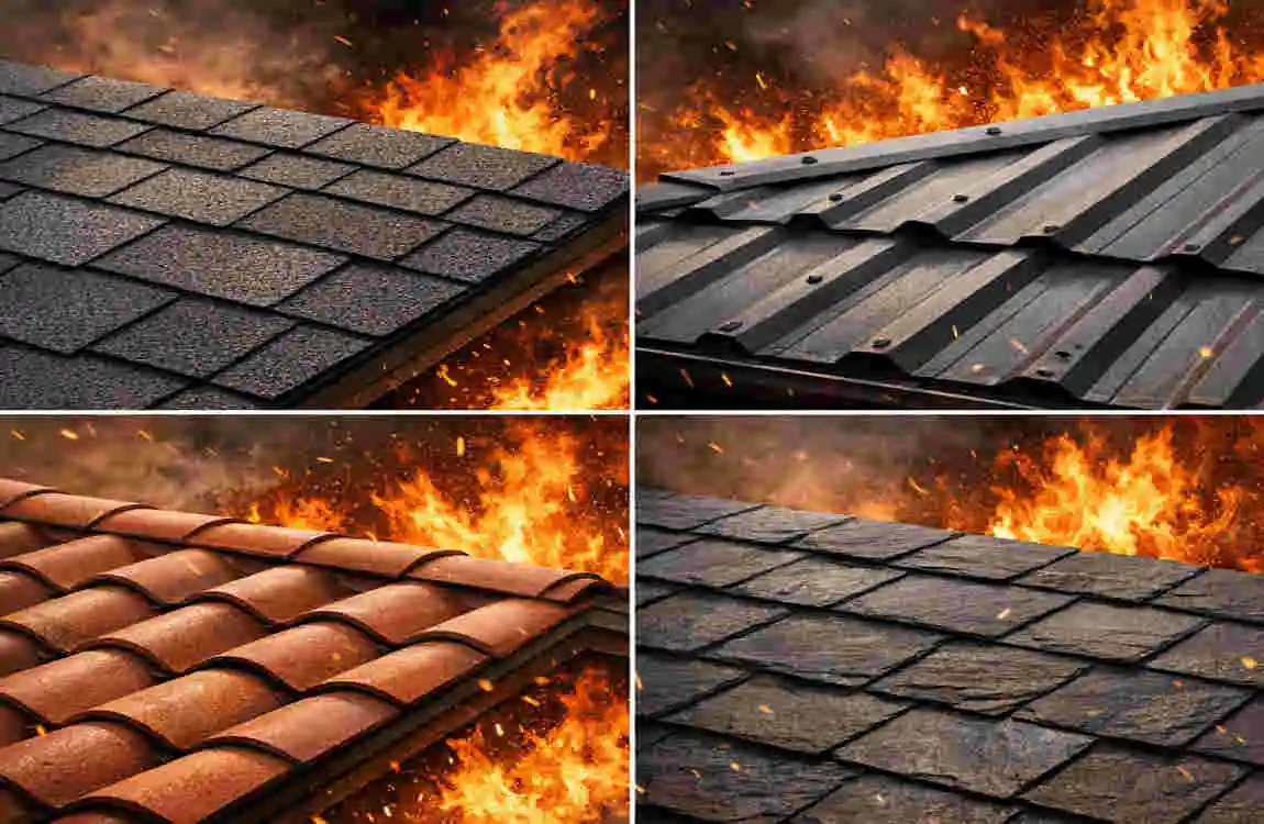 best fire-resistant roofing material