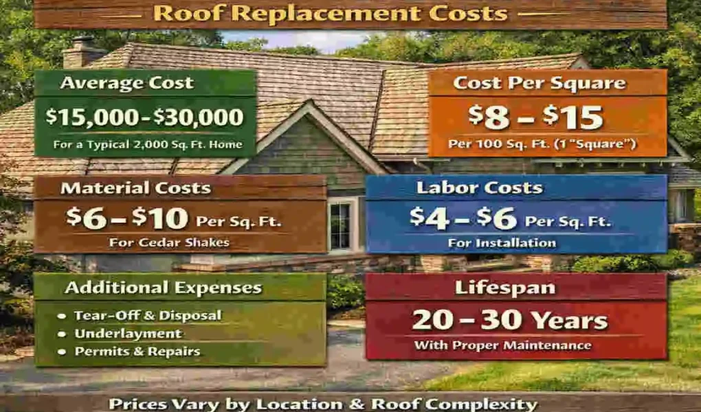 cedar shake roof replacement wisconsin