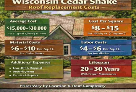 cedar shake roof replacement wisconsin