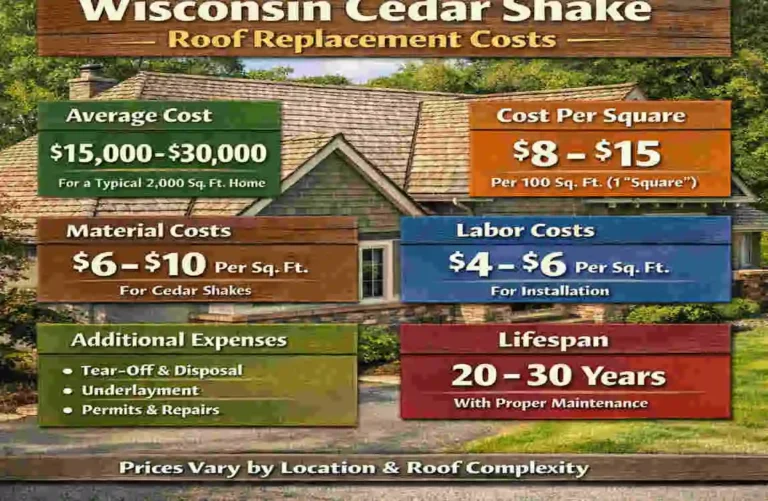 cedar shake roof replacement wisconsin