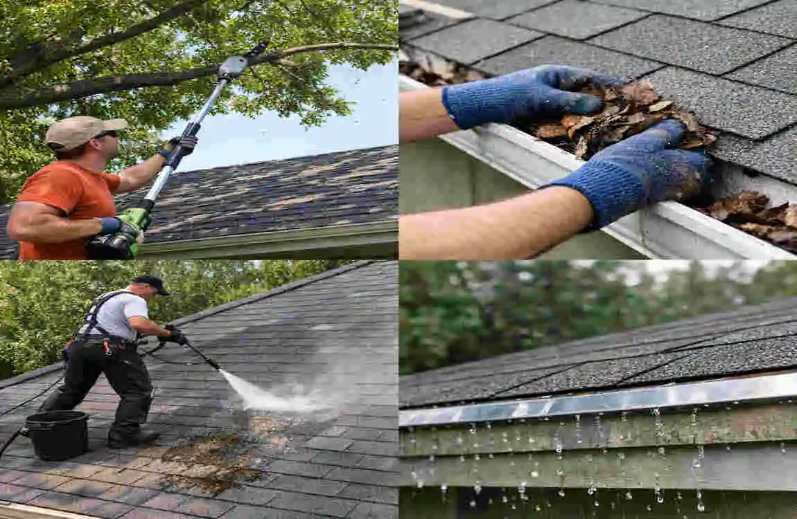 what exactly is soft-washing a roof