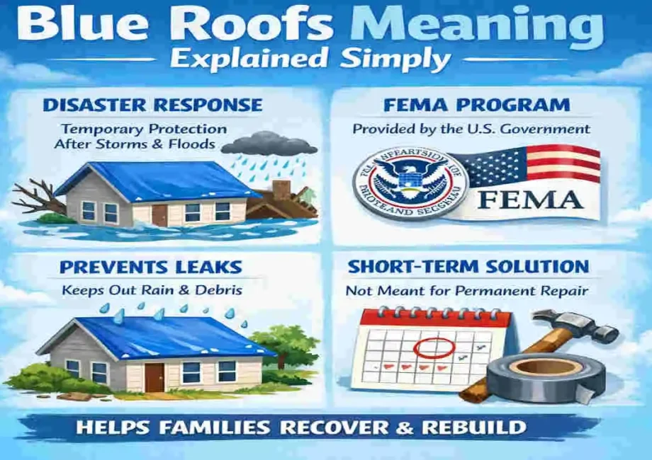 blue roofs meaning
