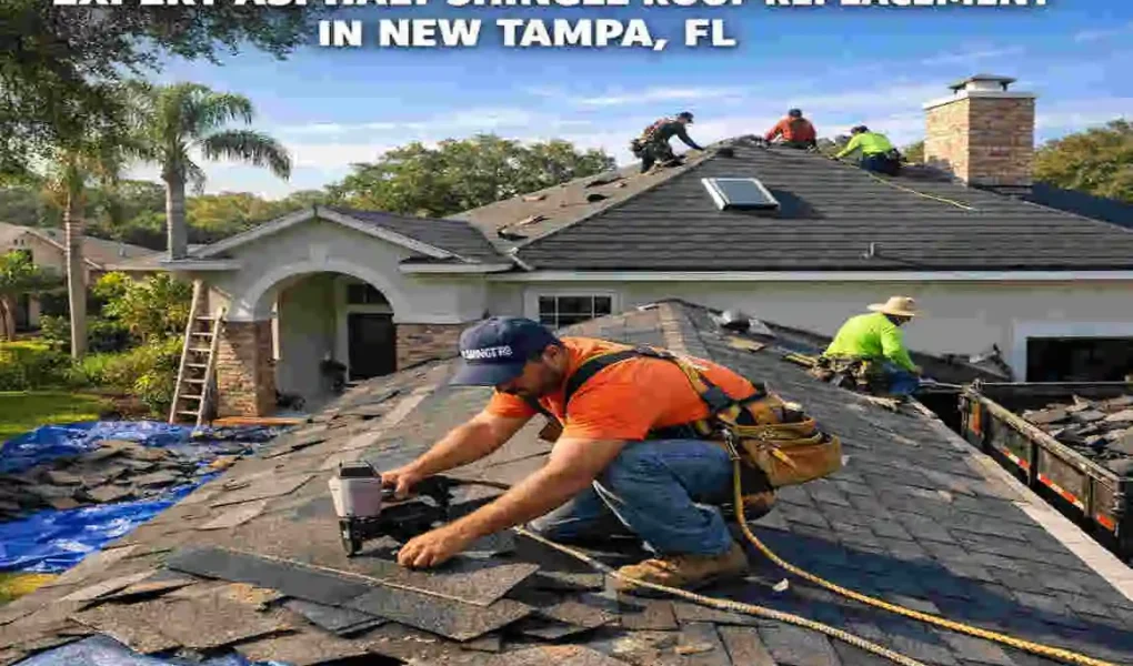 asphalt shingle roof replacement new tampa fl
