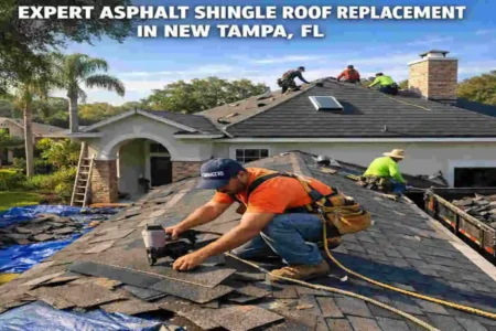 asphalt shingle roof replacement new tampa fl
