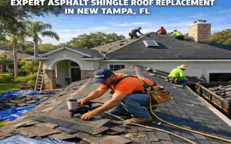asphalt shingle roof replacement new tampa fl