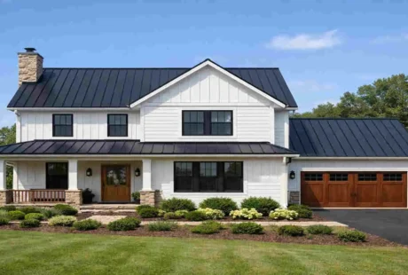 what color metal roof to put on white house