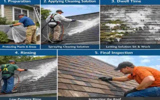 what exactly is soft-washing a roof