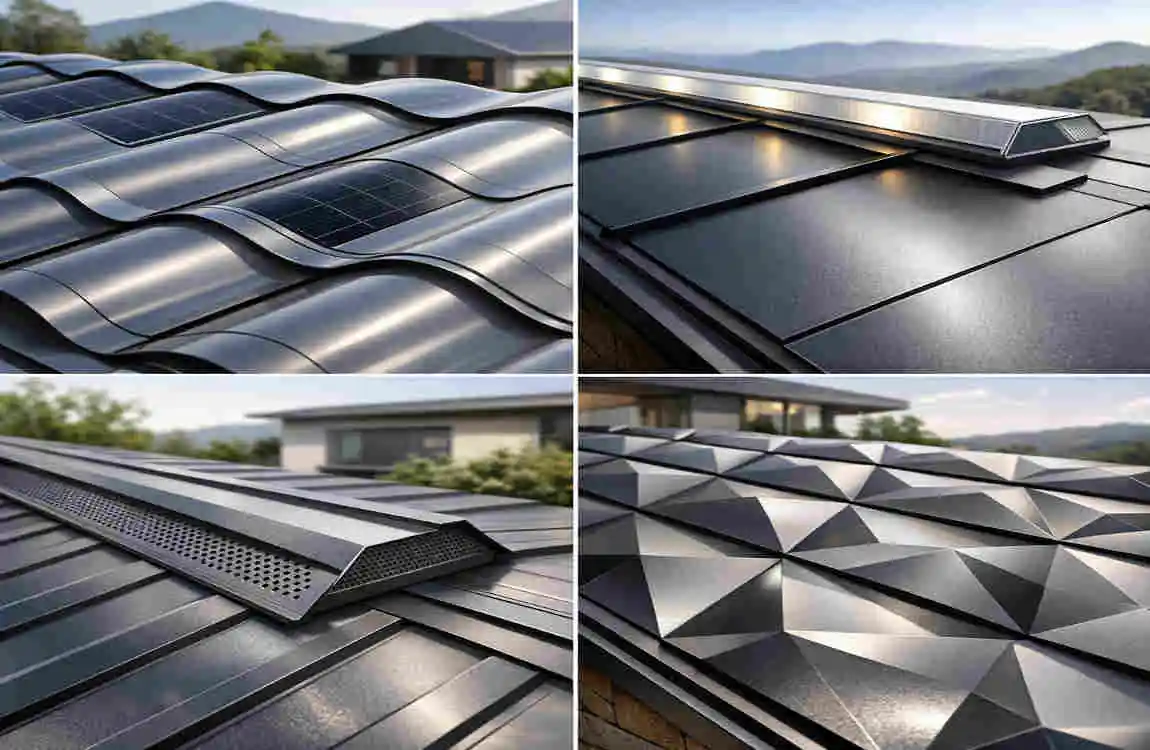 types of metal roof profiles