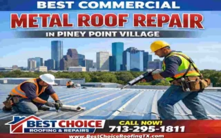 commercial metal roof repair piney point village