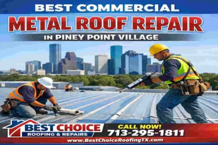 commercial metal roof repair piney point village