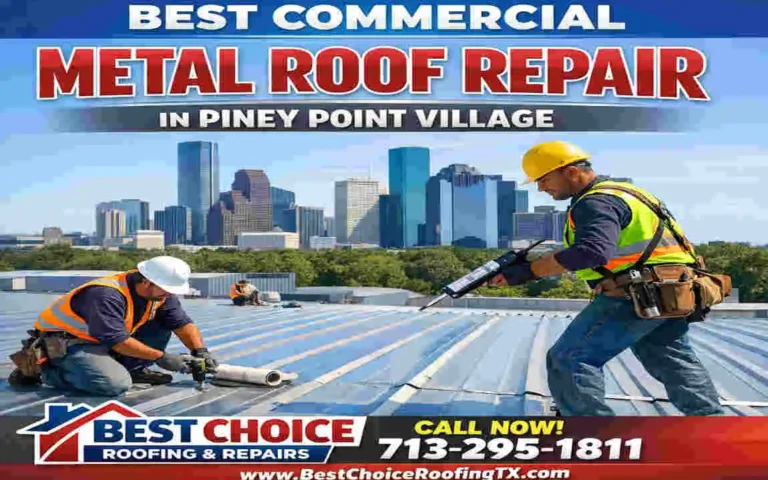 commercial metal roof repair piney point village