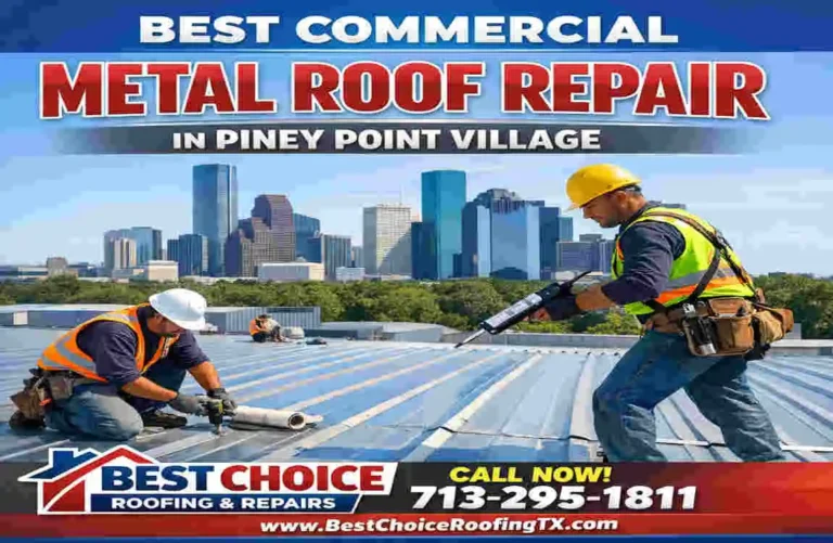 commercial metal roof repair piney point village