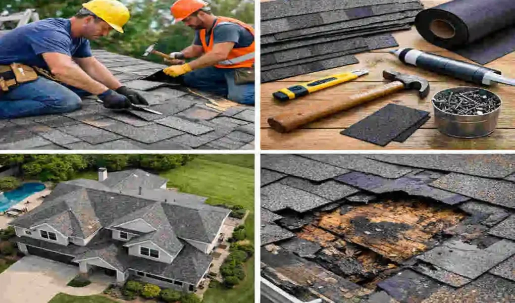typical range for patching a roof leak