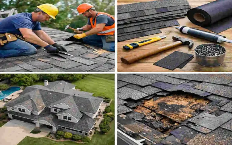 typical range for patching a roof leak