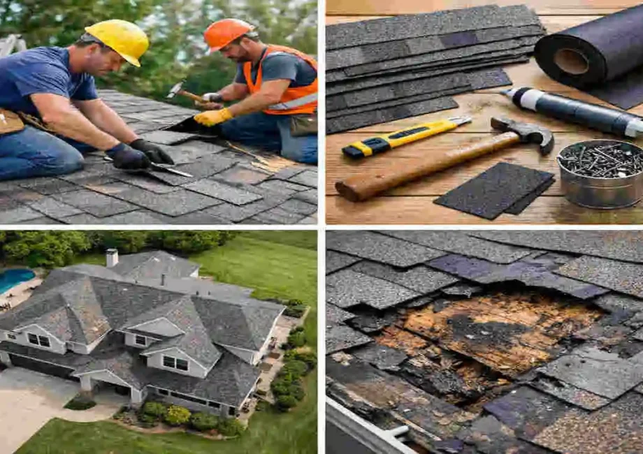 typical range for patching a roof leak