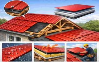 aluminum composite roof panel at home