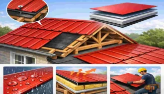 aluminum composite roof panel at home