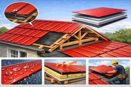 aluminum composite roof panel at home