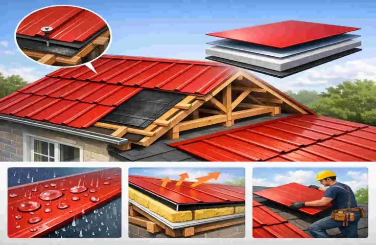 aluminum composite roof panel at home